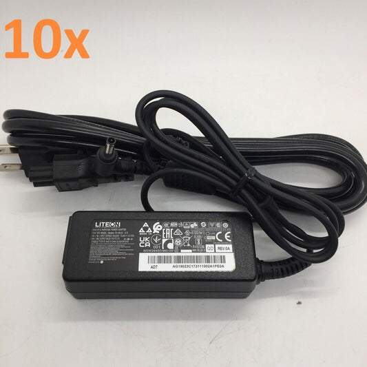 Lot of 10 - Liteon PA-1450-26 Laptop Ac Adapter 19V 2.37A 45W with 4.5x2.5mm tip