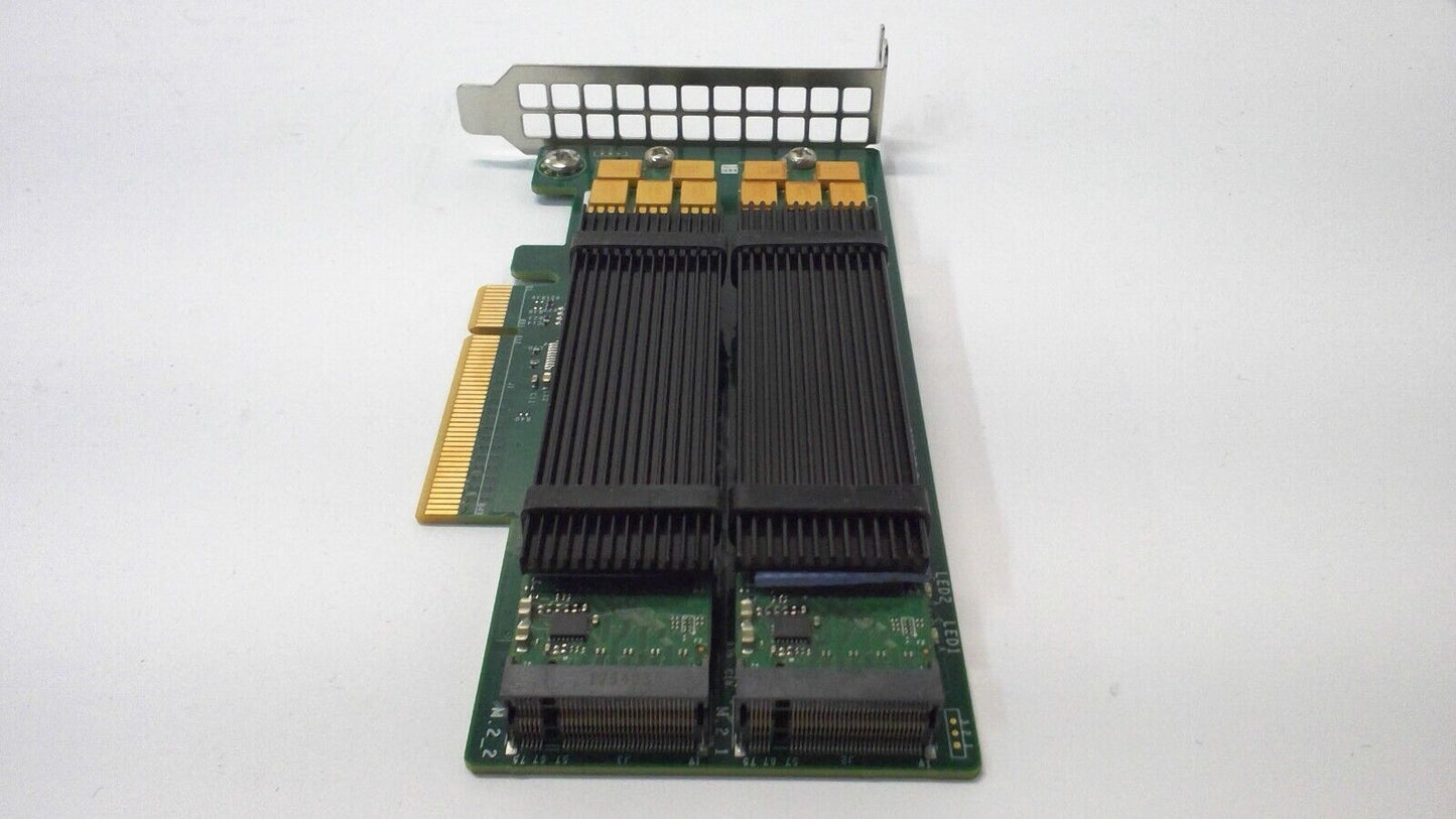 SuperMicro PCI-E 3.0 x8 AOC-SLG3-2M2 w/2 960GB SSD HFS960GD0MEE-5410 Low Profile