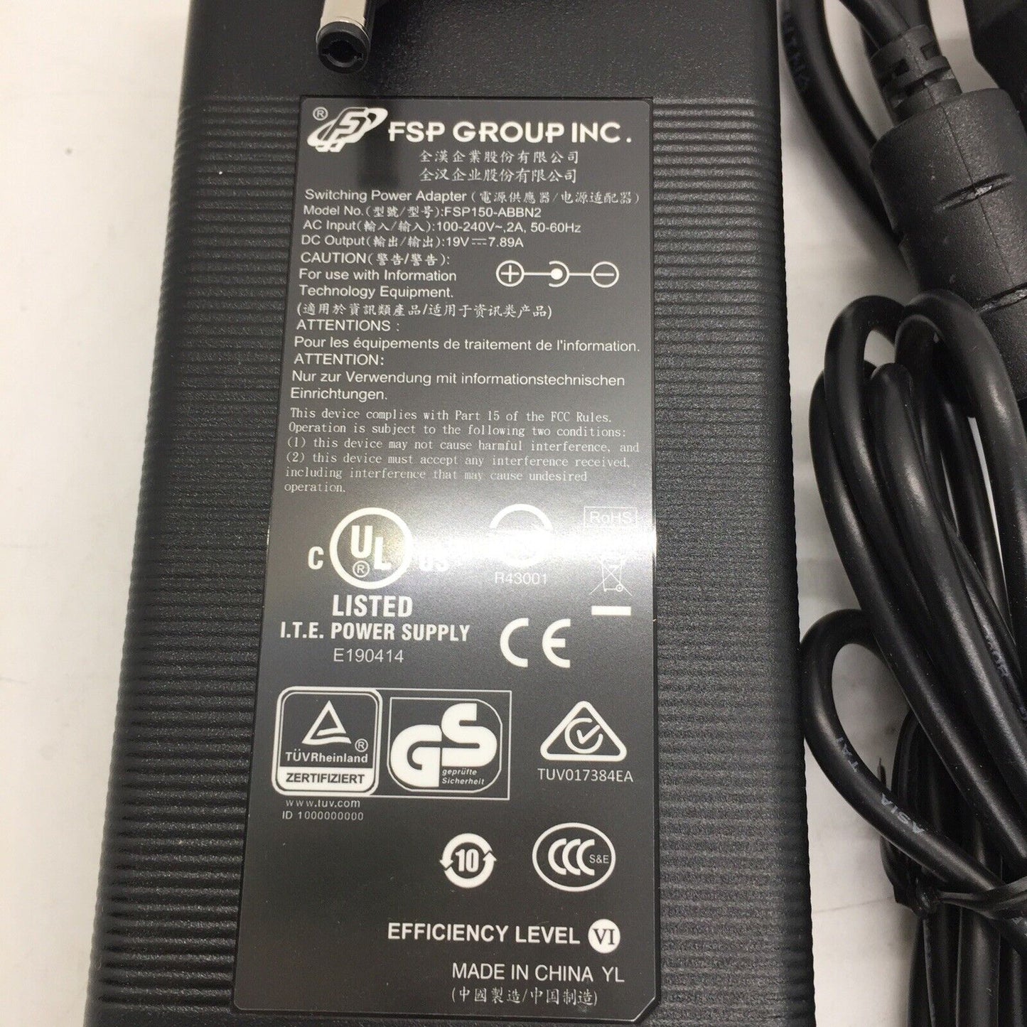 FPS GROUP INC FSP150-ABBN2 Power adapter 19V 7.89A 150W 5.5mm