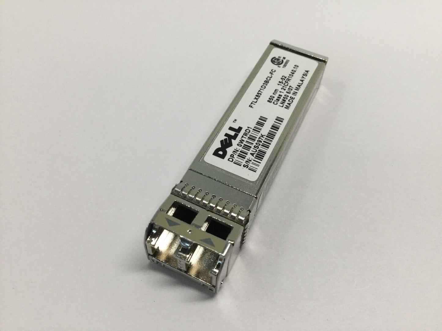 DELL FTLX8571D3BCL 10GB SFP+ Optic Transceiver SFP-10G-SR 850nm (ASSORTED)