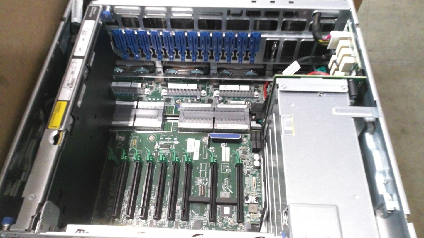 HPE ProLiant DL580 Gen8 4U Server Barebone 10 BAY 2.5" 4x 1500W PSU 4x Heatsinks