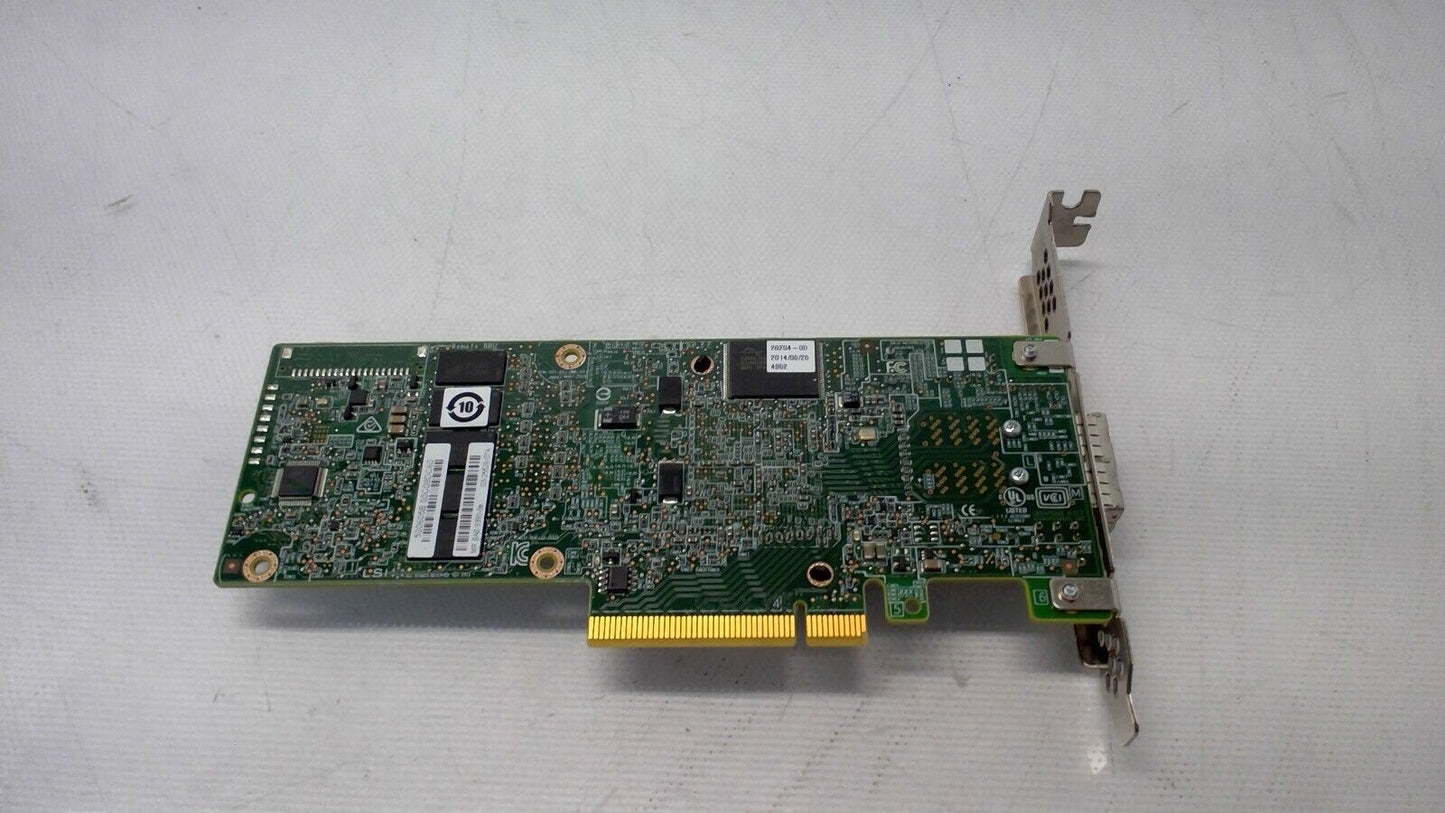 LSI 03-255528-07 MegaRAID SAS 9380-8e PCI Express x8 3.0 12Gb RAID Controller