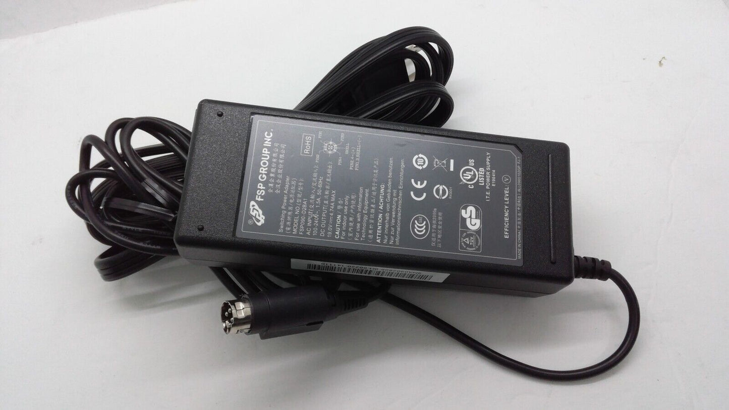 Original FSP FSP090-D2BA1 AC Power Supply w/ Power Cord -19V 4.74 4Pin