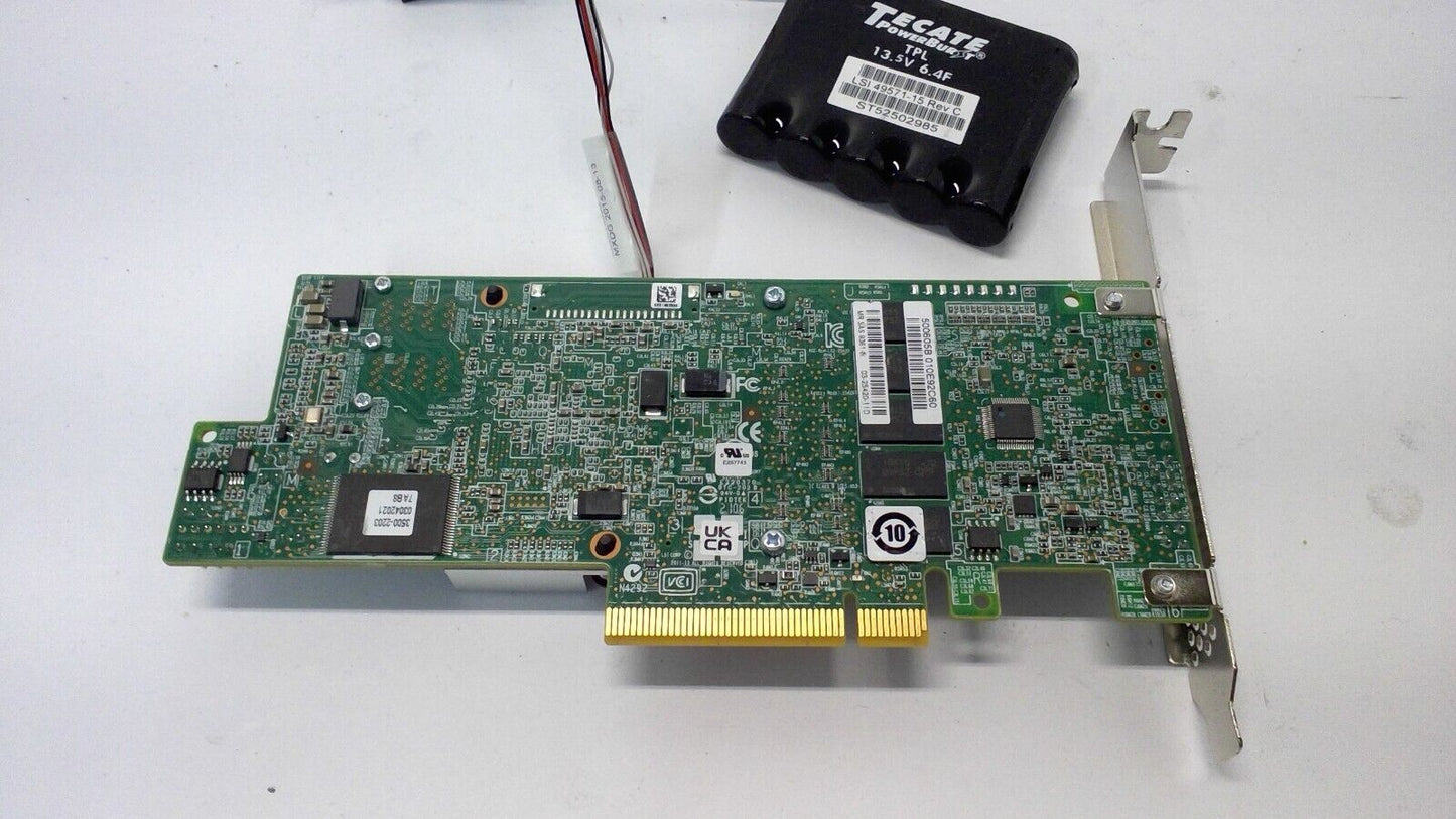 LSI Megaraid 9361-8i Pcie-x8 12Gb SAS Raid Controller Card CVM02 with Battery