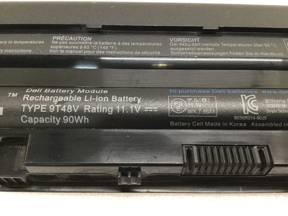 Genuine Dell Battery 9T48V For Dell Inspiron M5030 N4010 N5010 14R 15R 17R N7010