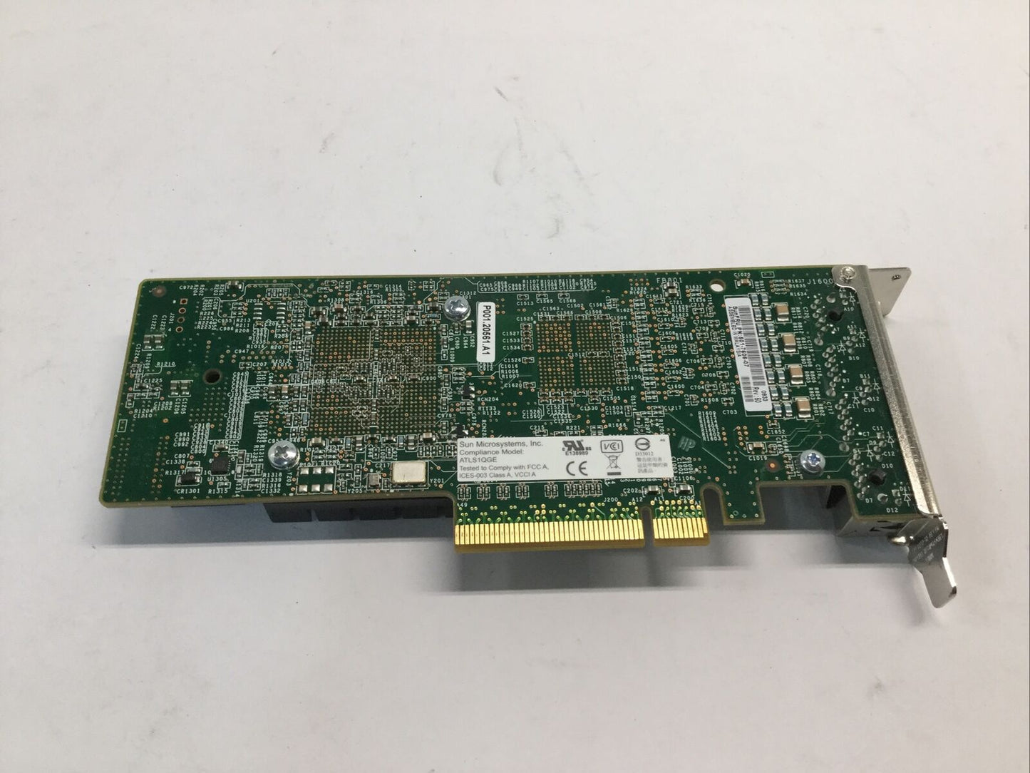 Sun 4-Port 1gb Gigabit RJ-45 Network PCIe Adapter 511-1422-01 ATLS1QGE 7055021