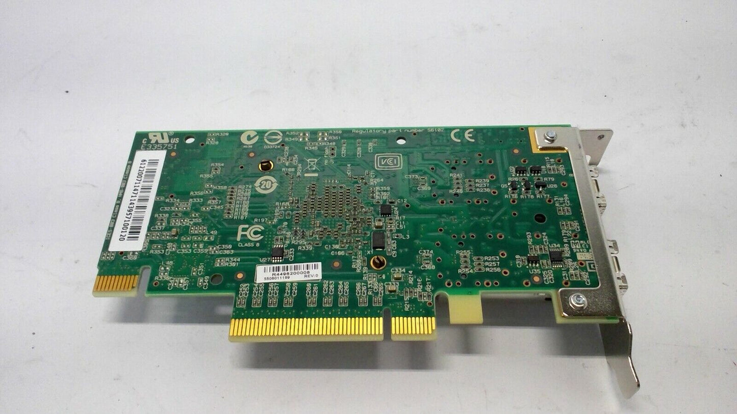 SolarFlare S6102 SFN5122F Dual Port 10Gbe PCIe Adapter SF329-9021-R7 Low Profile