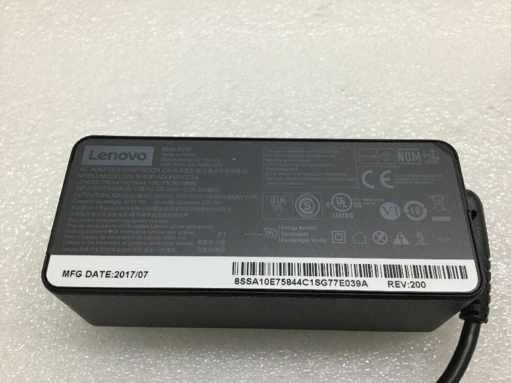 OEM Lenovo 45W Type USB-C AC Adapter 00HM664 ADLX45YLC2A ADLX45YLC3A SA18C15461