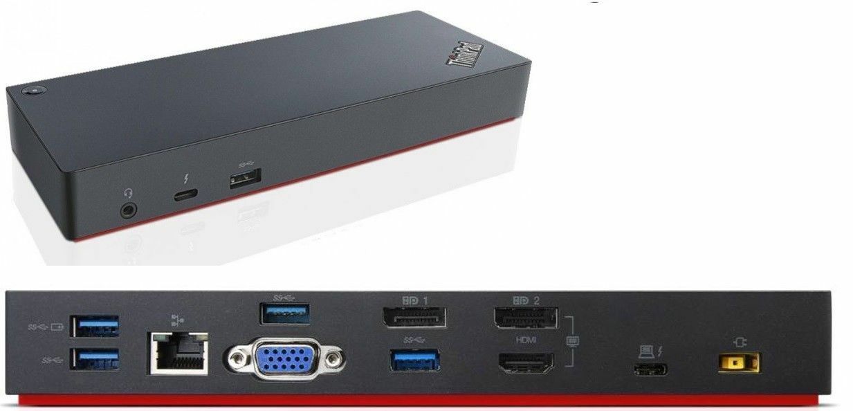 Lenovo DBB9003L1 ThinkPad Thunderbolt 3 Dock | ThinkPad 25, T580, T480, T480s