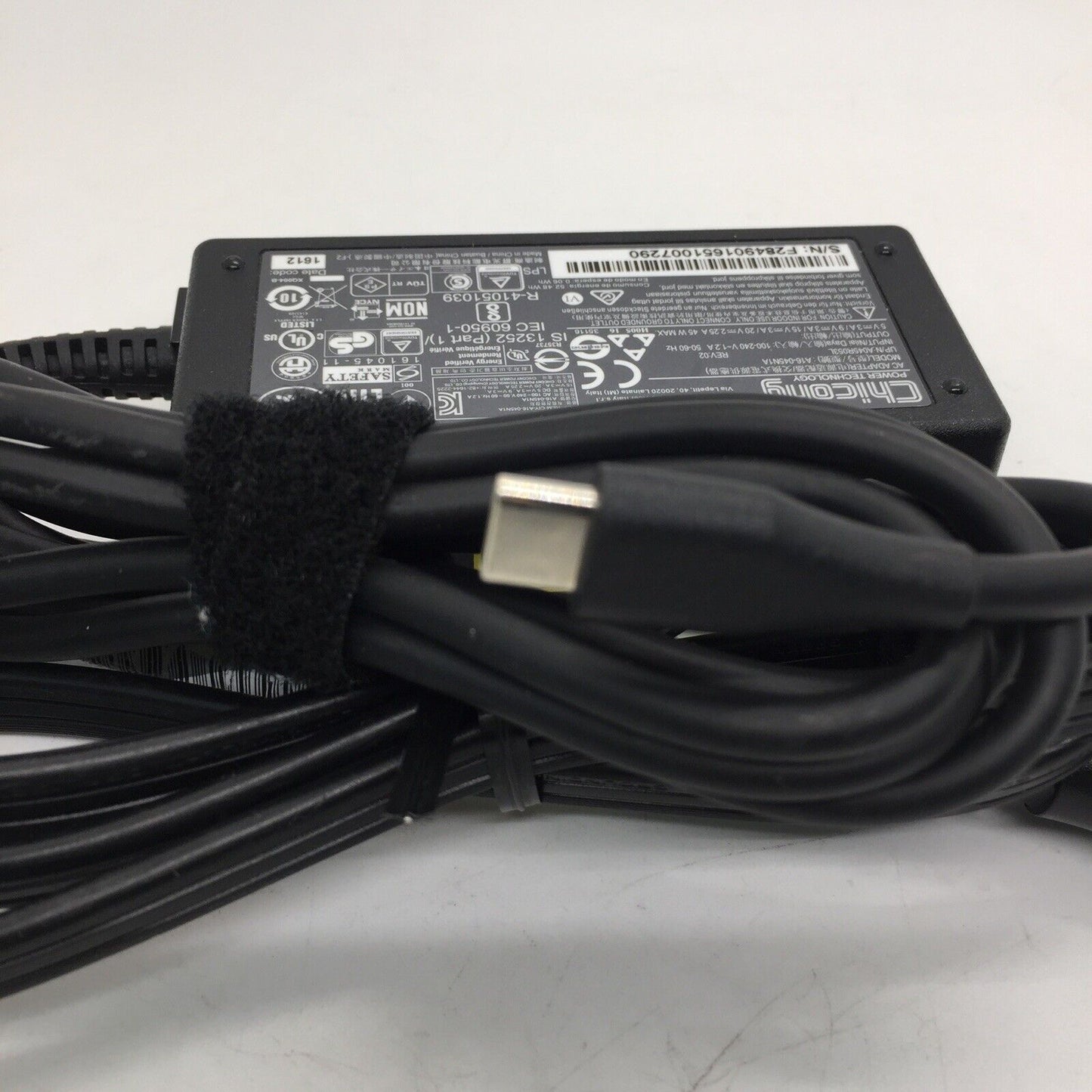 Original Chicony 45W USB-C AC Power Adapter Charger Chromebook A16-045N1A