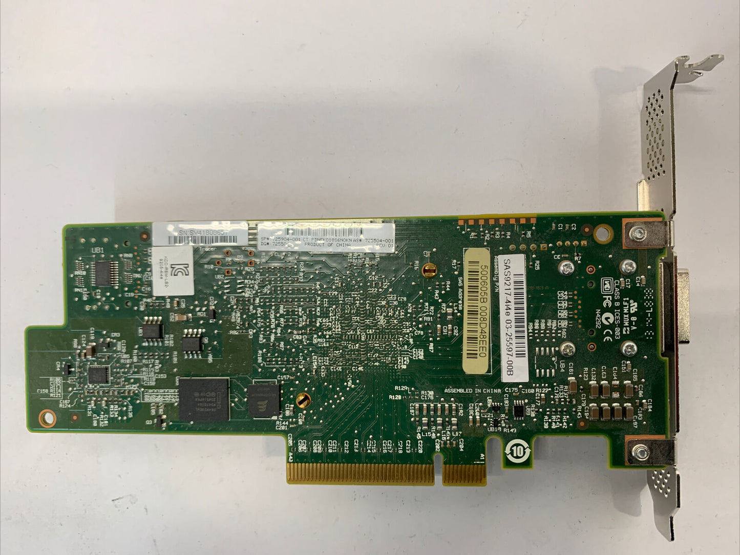 HP LSI 8-port 9217-4i4e 6GB/s SAS Raid Controller Card 725904-001 725504-001