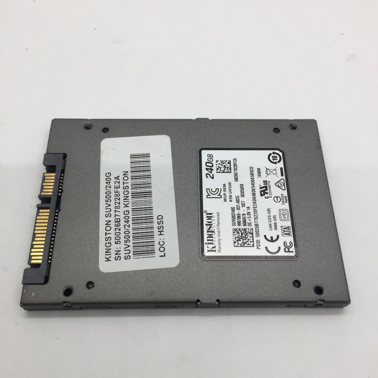 Kingston UV500 SUV500/240G 2.5" SATA SSD 250GB Solid State Drive 240GB