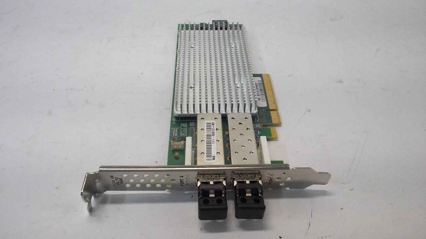 QLogic QLE2672 PCIe Dual Port 16Gb FC or 10GbE Host Bus Adapter HD8310405 w/SFP