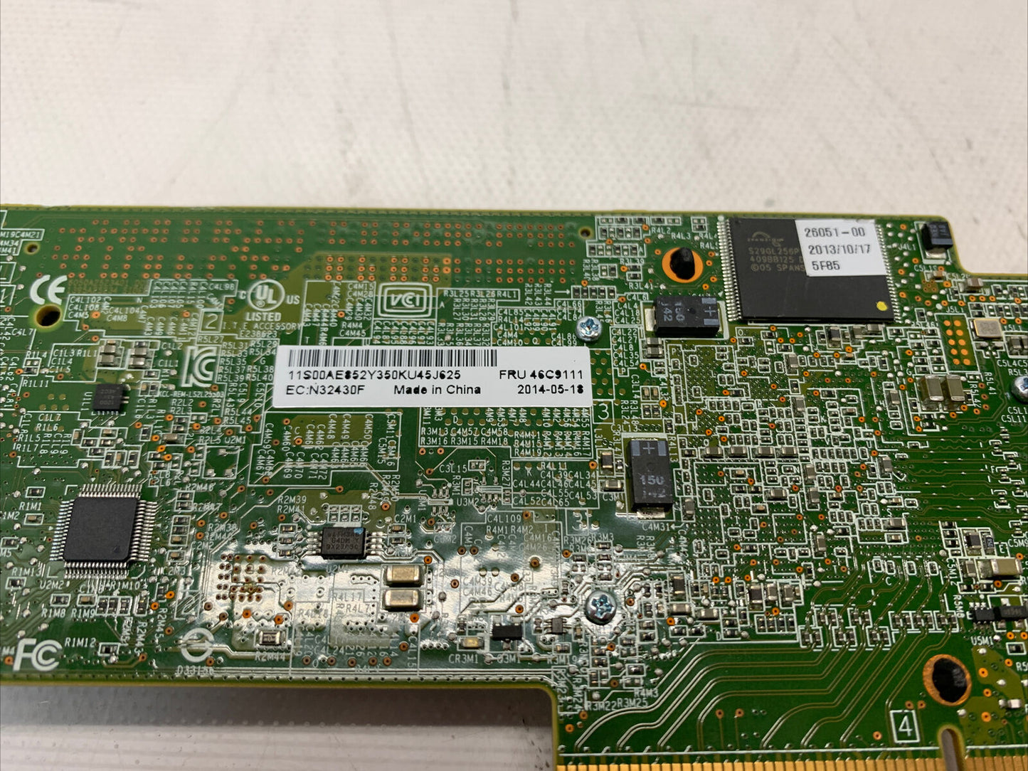 IBM 46C9111 M5120 12Gb/s SAS SATA Raid Controller Card w/ 1GB CACHE 47C8657