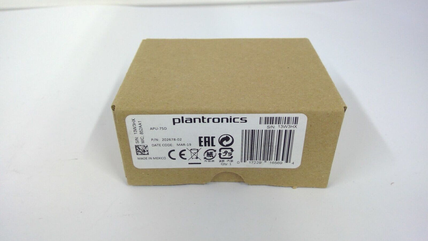 Plantronics APU-75D 202678-02 EHS Switch Hook Adapter Cable New