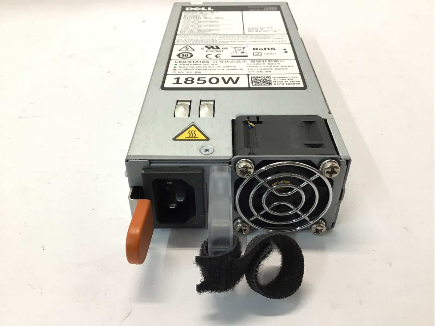 Dell 1850W Power Supply Server 100-240V D1850E-S0 9R9PK 09R9PK