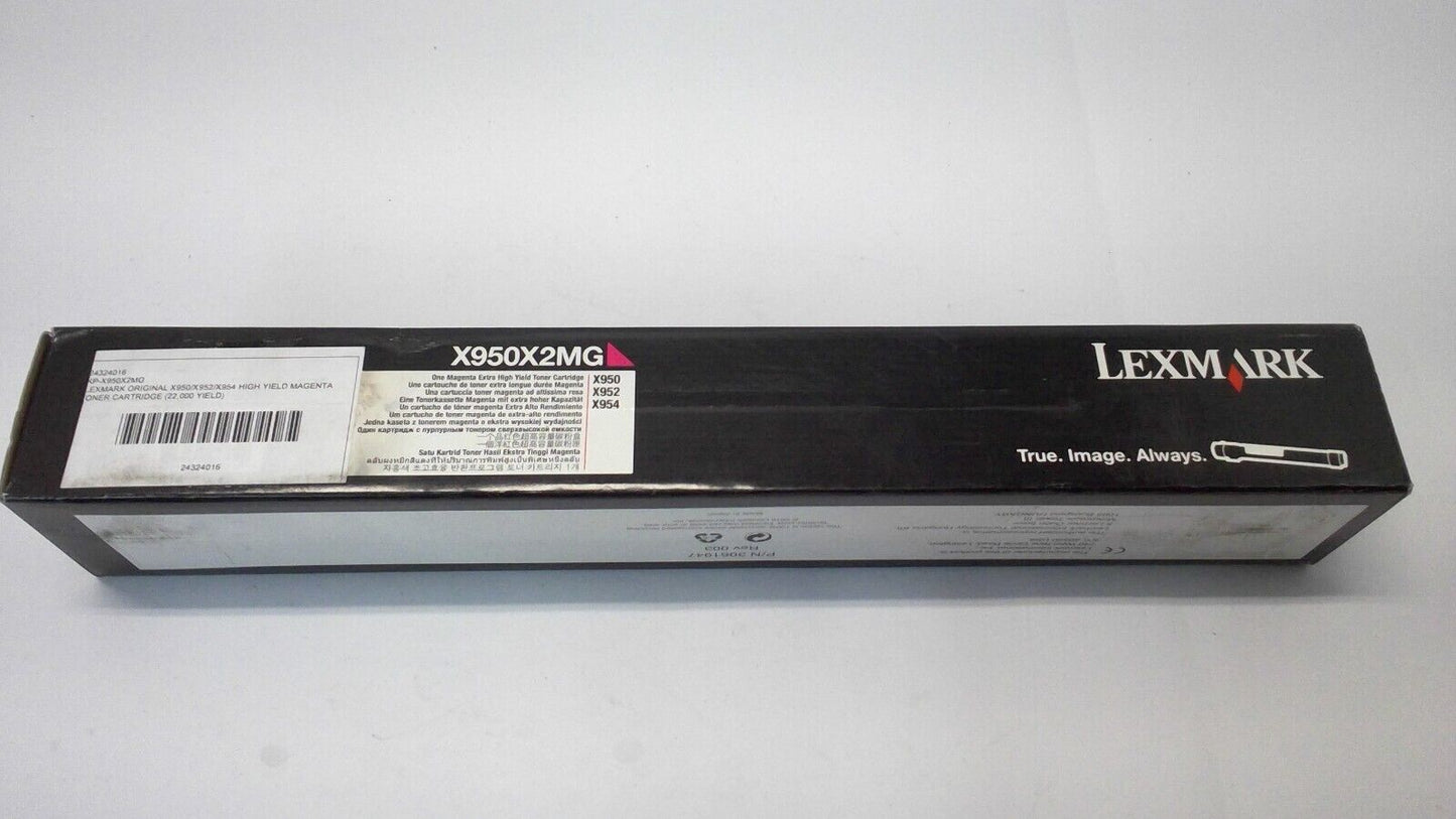 OEM Genuine LEXMARK X950X2MG MAGENTA High Yield Toner Cartridge