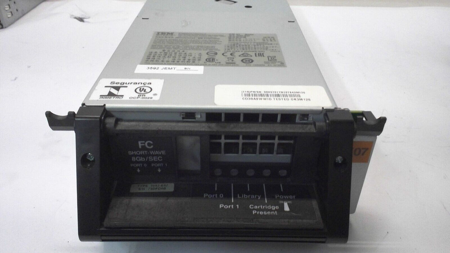 IBM 3592-E07 TS1140 TAPE DRIVE 00V6701 00v6759