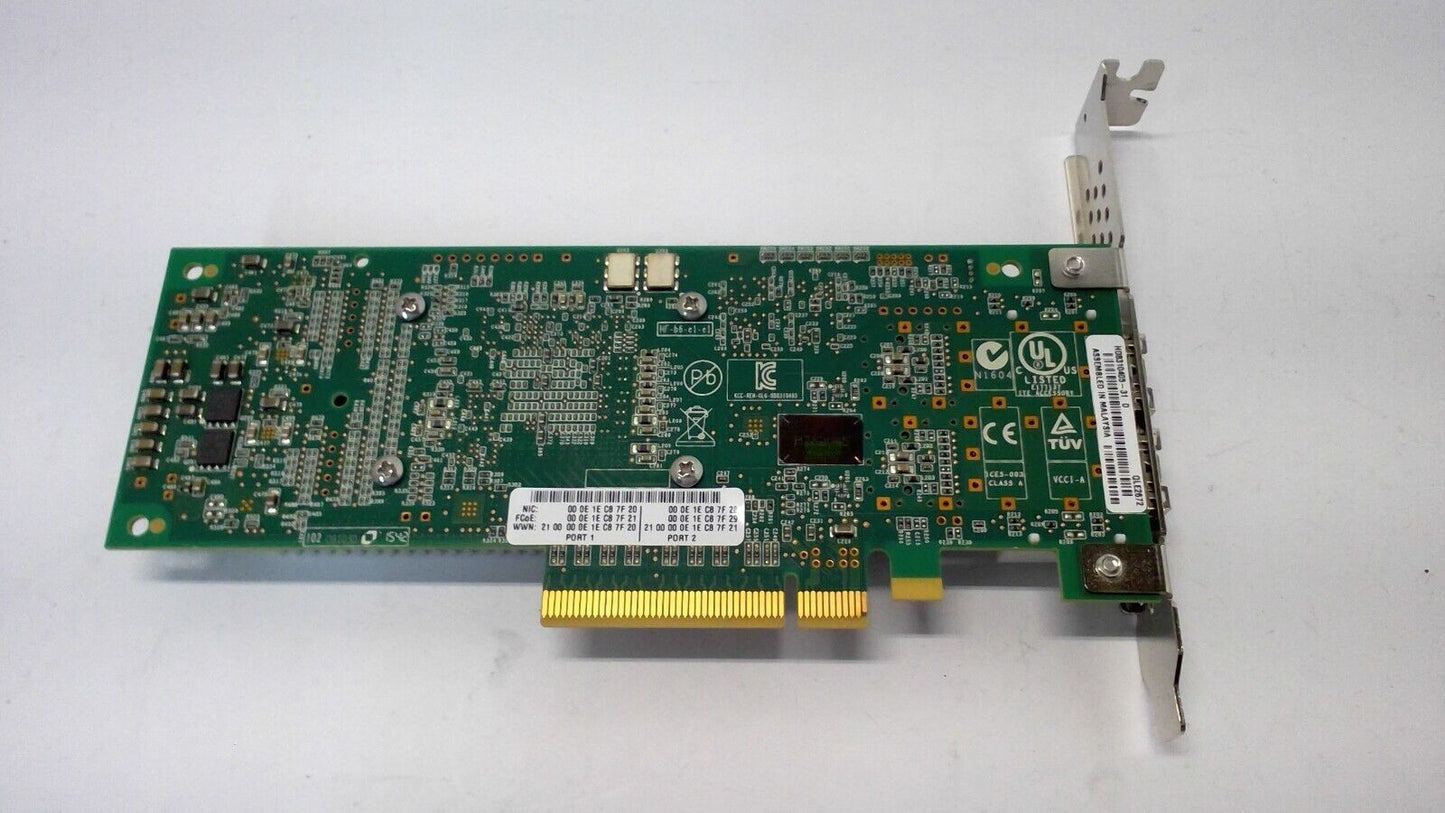 QLogic QLE2672 PCIe Dual Port 16Gb FC or 10GbE Host Bus Adapter HD8310405