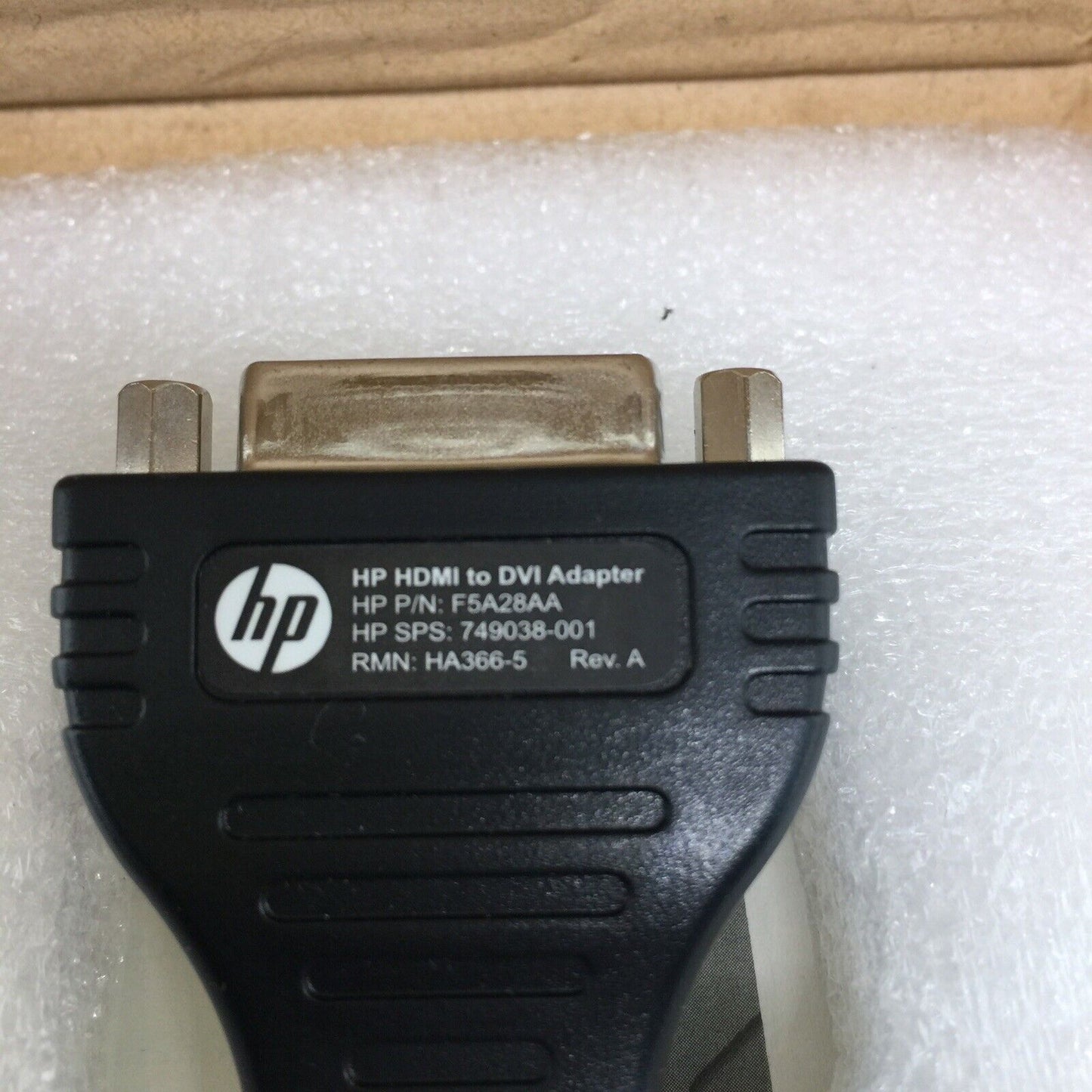 NEW HP HDMI to DVI Adapter F5A28AA