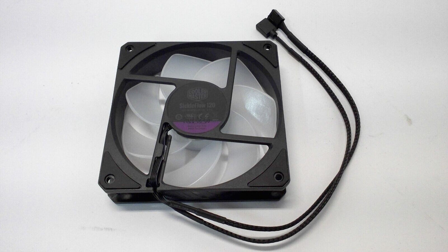 Cooler Master SickleFlow 120 Fan DF1202512RFMN Non LED 650-1800RPM 120mm x 25mm