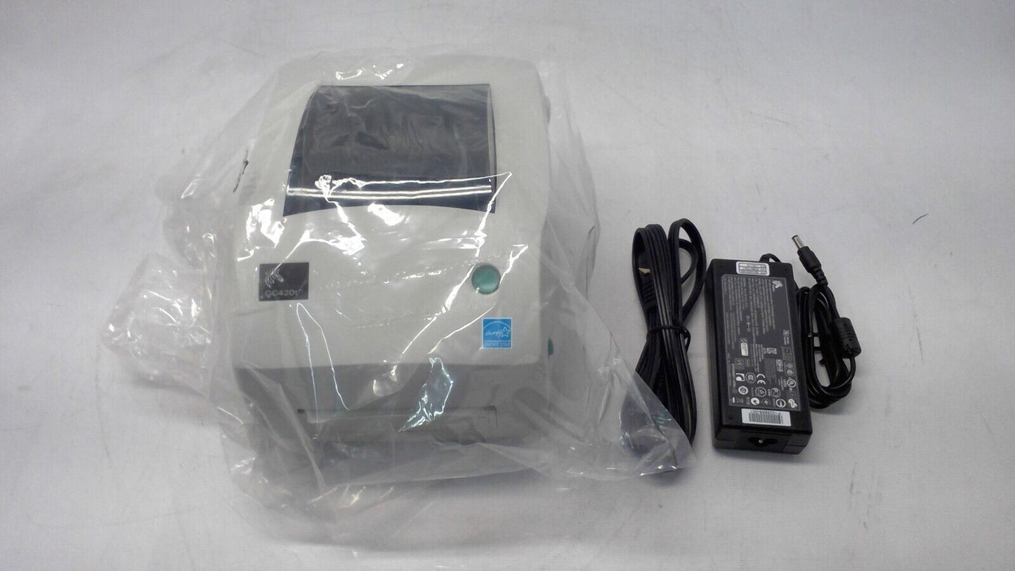 Zebra GC420D Direct Thermal Label Printer | USB Serial Parallel GC420-200510-000