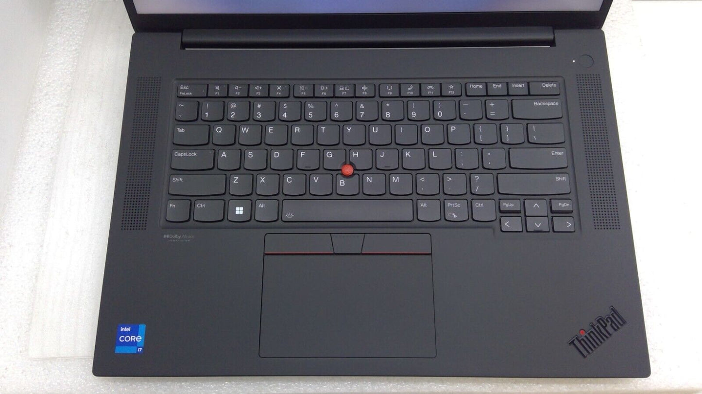 Lenovo ThinkPad P1 Gen 4 15.6" Laptop i7-11800H 16GB RAM 512GB SSD T1200 A0