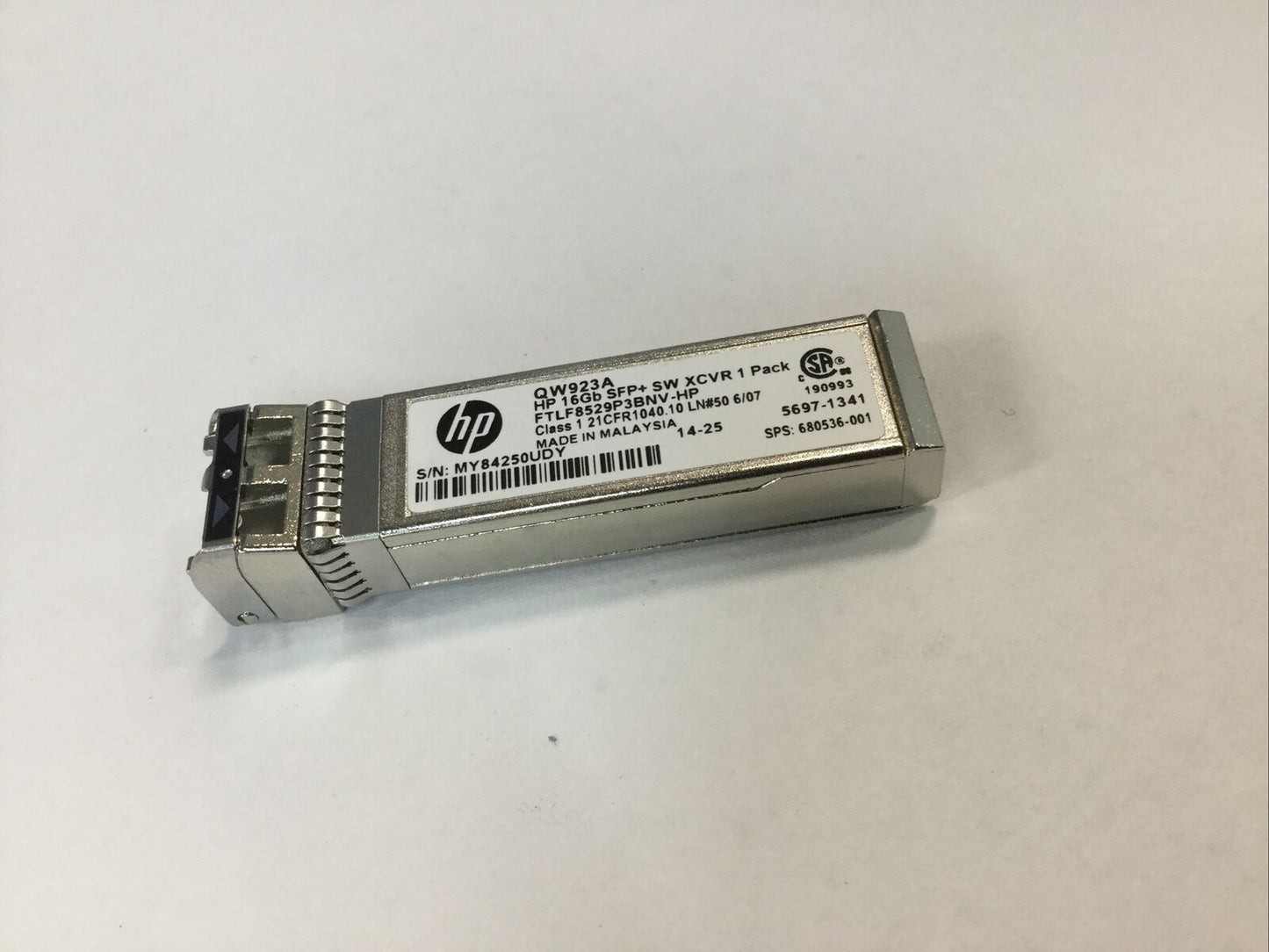 HP 16GB QW923A SFP+ SW XCVR 680536-001 Transceiver