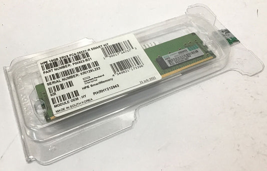 P00922-B21 P06188-001 P03050-191 HPE 16GB 2Rx8 PC4-2933Y-R Smart Memory RAM