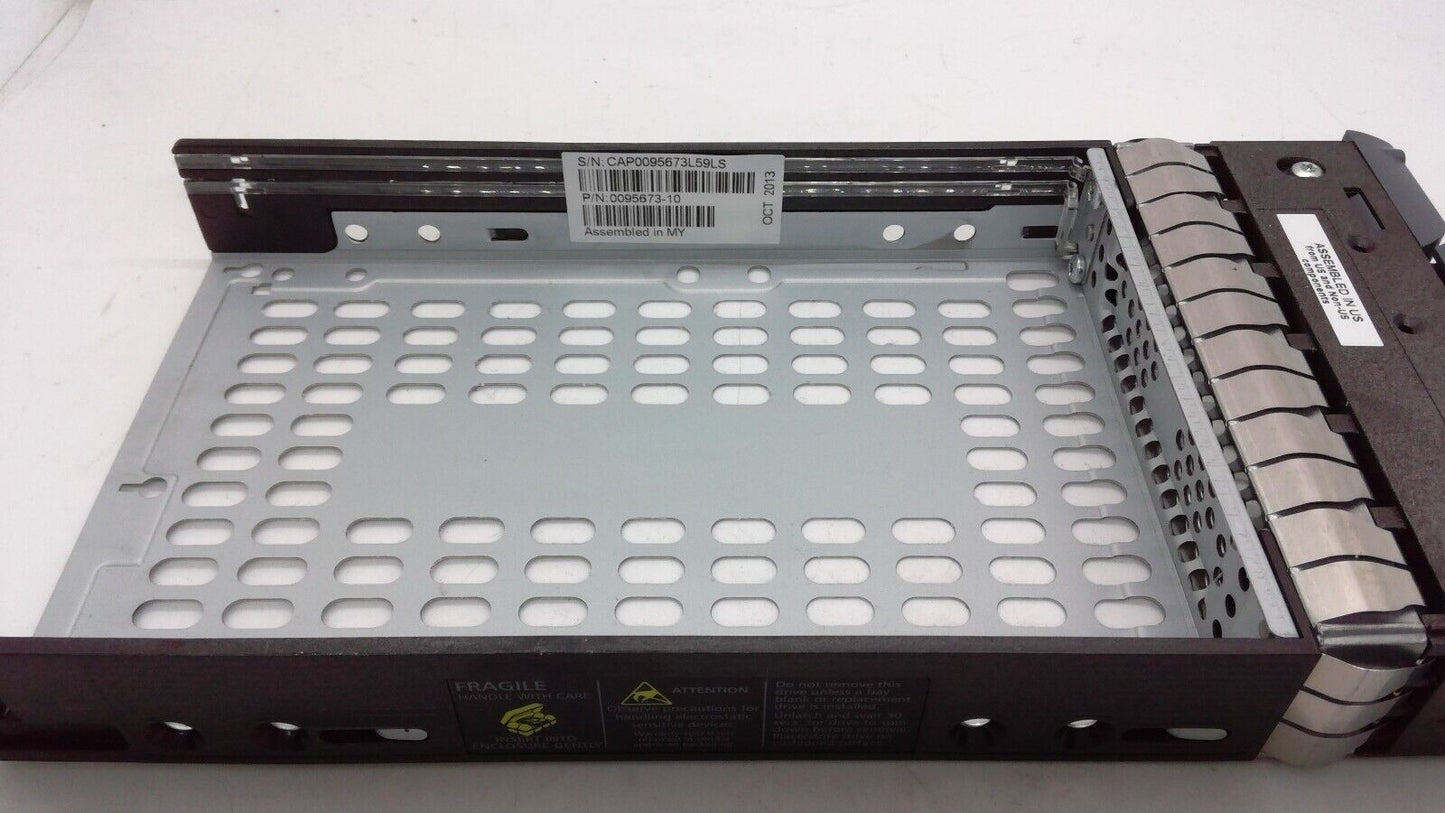 NetAPP 111-00734+C0 600GB SAS/SATA 3.5" Hard Drive Tray Only 0095673-10 W/ Screw