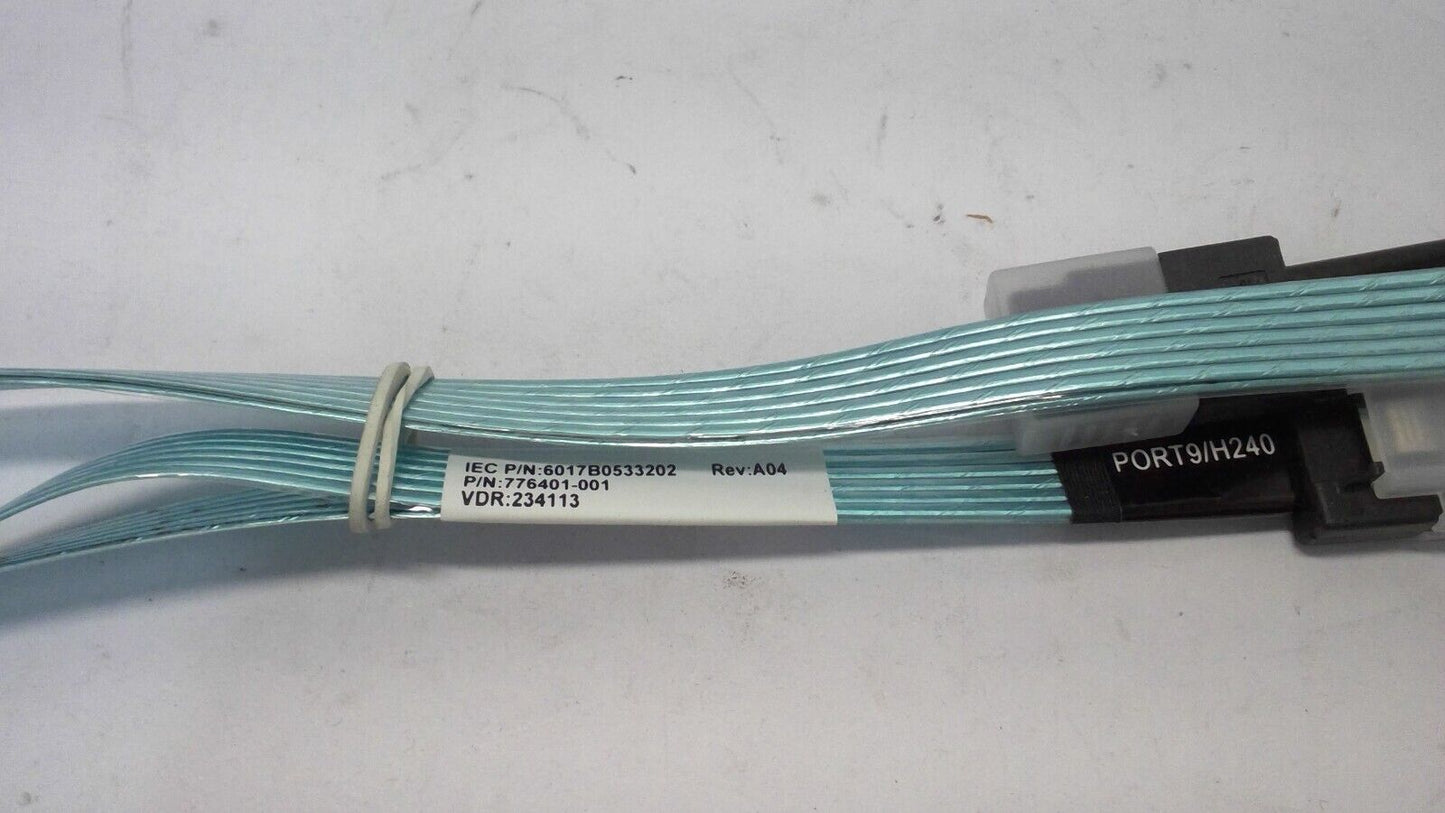 HP 776401-001 784629-001 MINI-SAS CABLE  DL380 G9 2SFF/3LFF-PORT9/H240