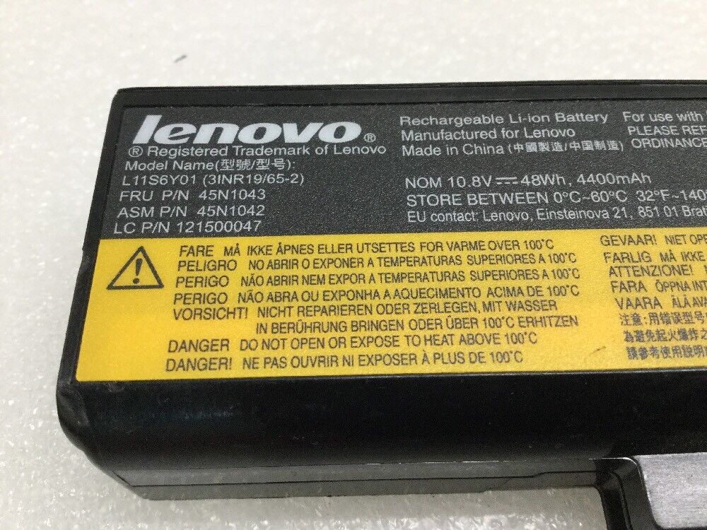 Lenovo Battery for IdeaPad Y480 Y580 G480 G580 Z380 Z480 Z580 Z585 L11S6Y01 75