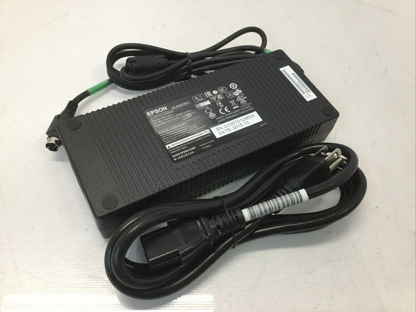 Epson M284A AC Adapter 24V 4.2A Charger Power Supply 3-pin Printer Charger