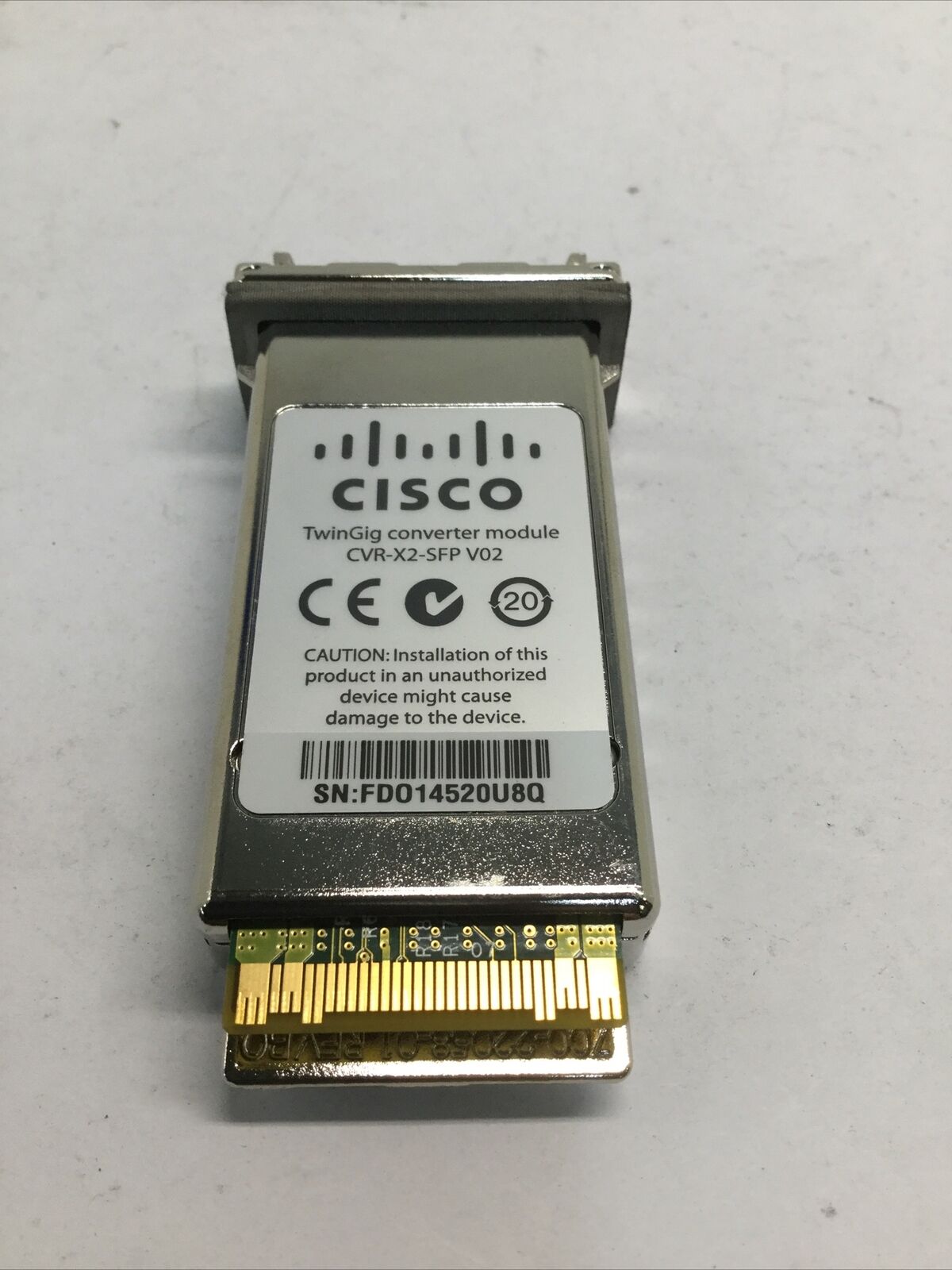 Cisco TwinGig Converter Module CVR-X2-SFP SFP TRANSCEIVER