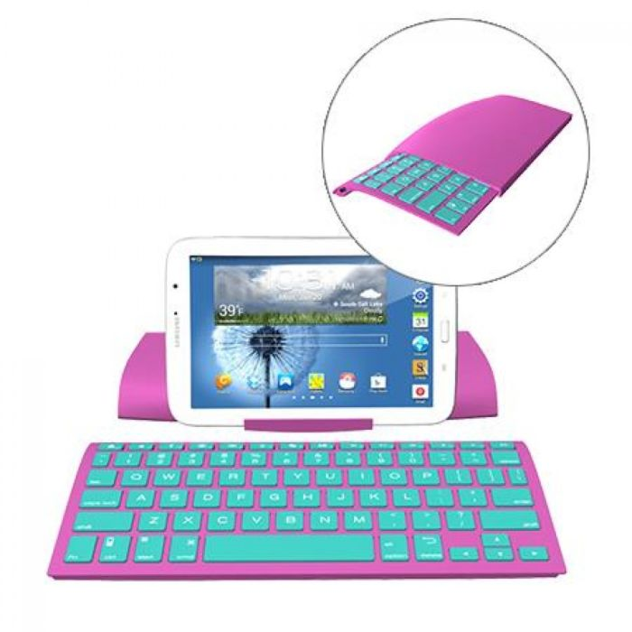 ZAGG Universal Bluetooth Keyboard Case for Apple Samsung, All Bluetooth Devices