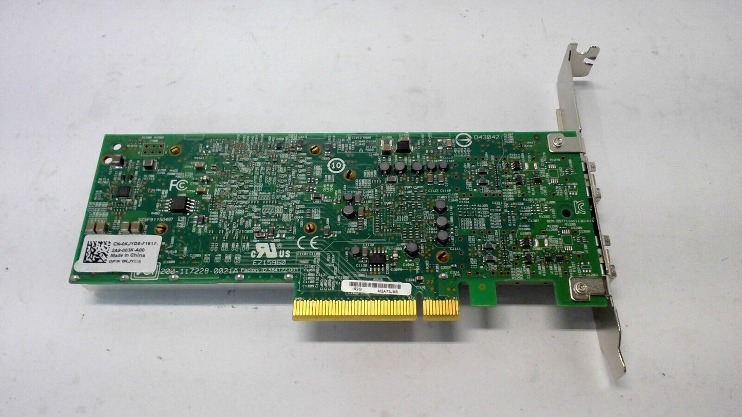 KJYD8 Dell / Broadcom 5711 Dual Port 10gbe Ethernet Network Adapter 0KJYD8