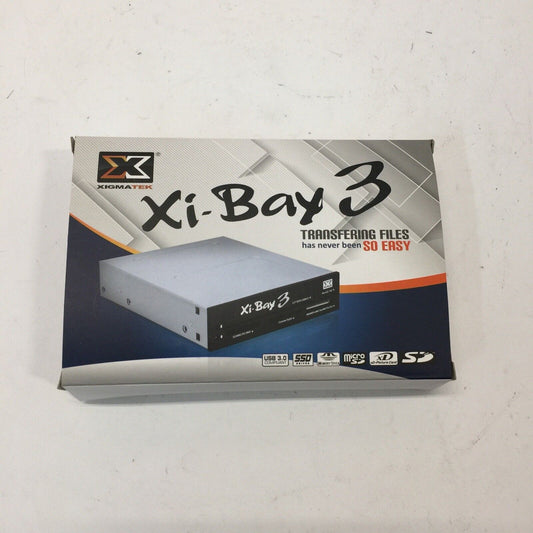 XIGMATEK Xi-Bay 3 USB3.0/2.0  Multi-Memory Card Reader  With 2.5" HDD Dock