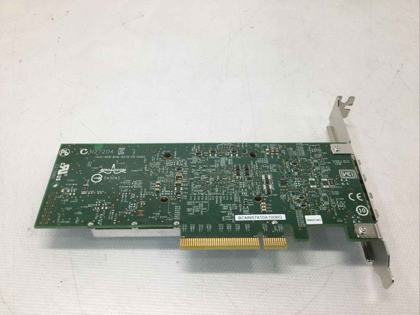 QLogic Broadcom Dual Port 10GB SFP+ Network Adapter Card  PCIe BCM957810A1006G