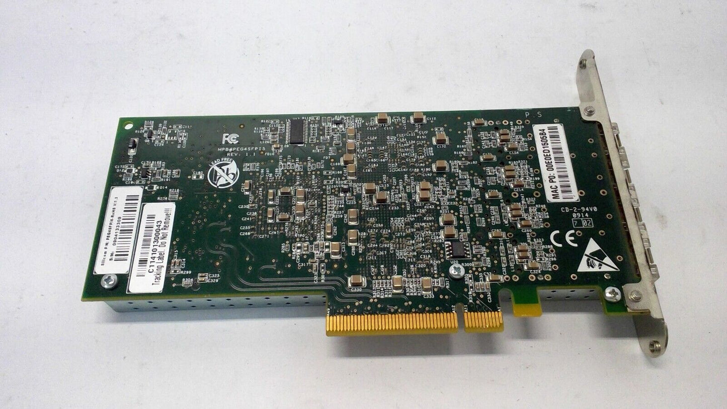 Silicom PEG4SFPI6 4-Port SFP 1Gb PCI Express Server Adapter