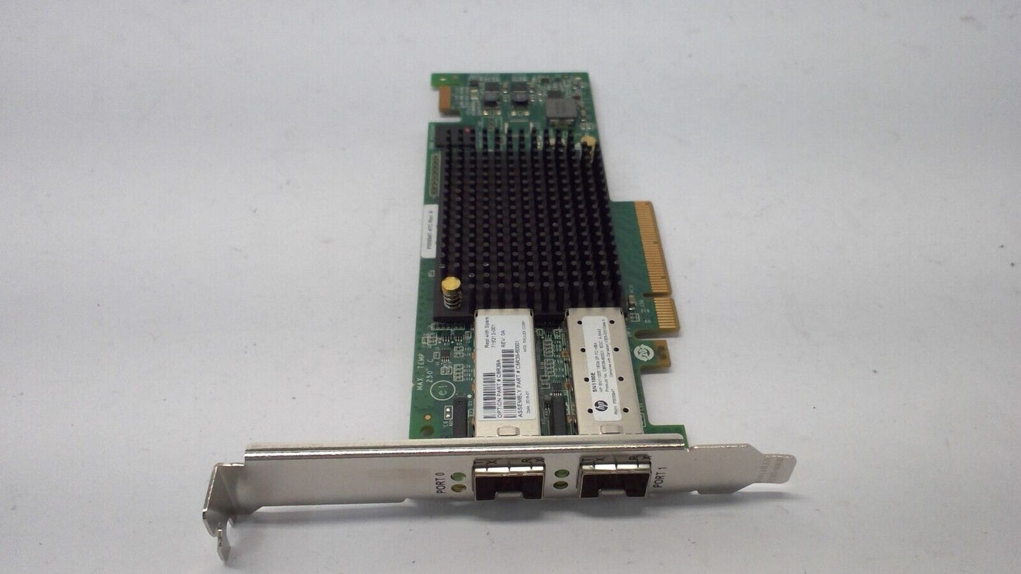 HPE SN1100E 16Gb Single Port PCIe NIC Fiber Channel HBA 719212-001 High Profile