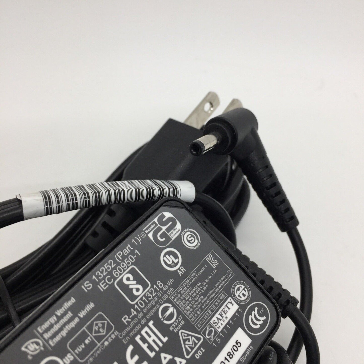 Genuine Lenovo AC Adapter 20V 2.25A 45W ADLX45NCC3A SA10M42771 01FR049