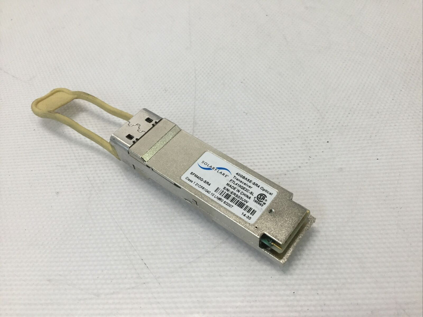 SolarFlare 40Gb QSFP+ Optical Transceiver FTL410QE2C-SL 40GBASE-SR4