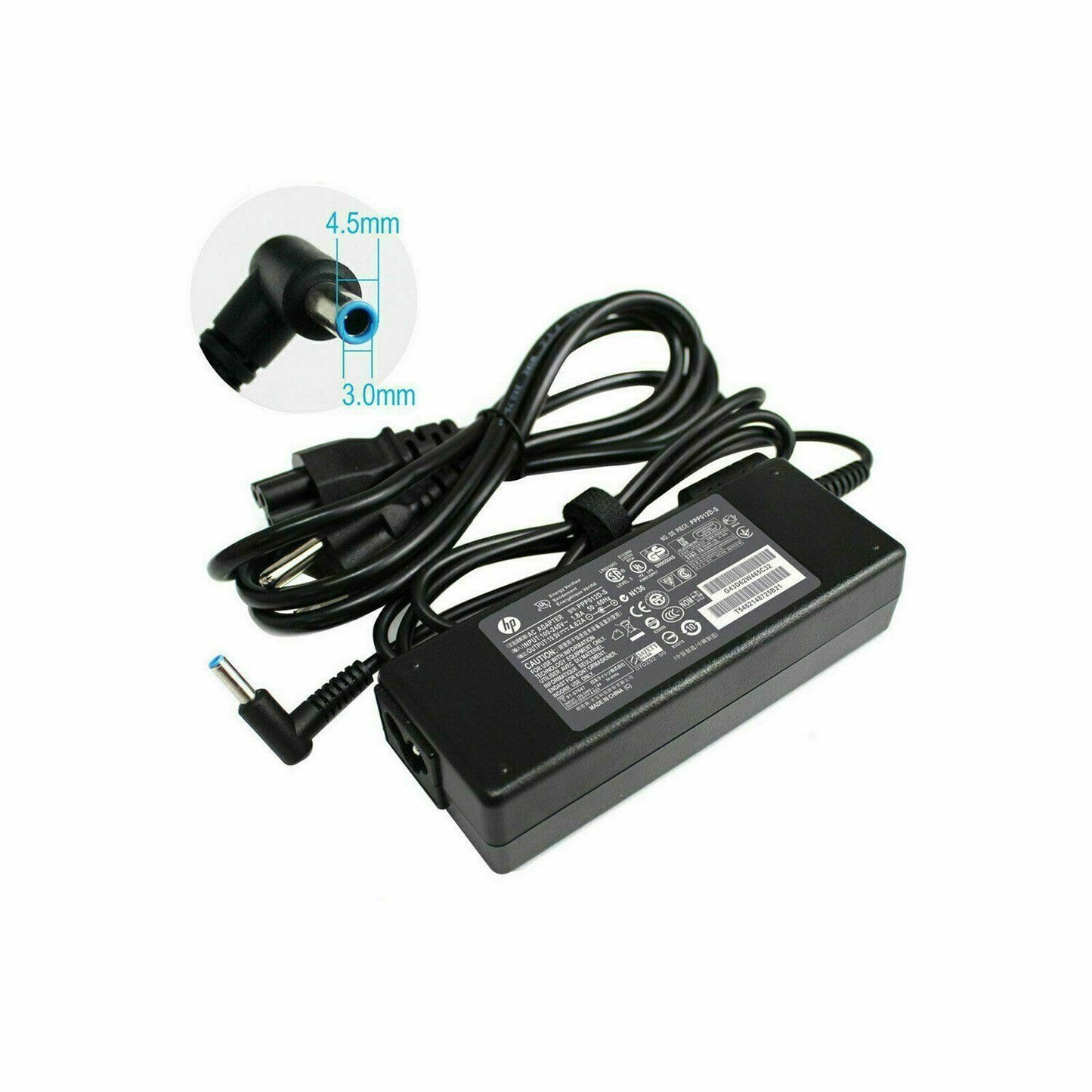 Lot of 10 - HP 90W Blue Tip AC Adapter for ProBook Envy 15 17 M6 M7 Notebook