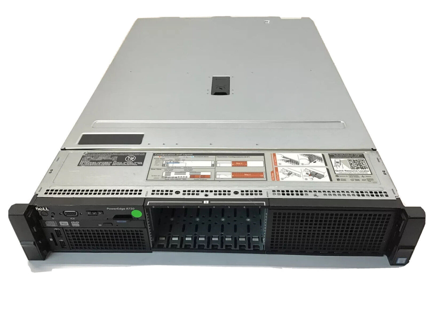 Dell PowerEdge R730 Barebones 2U 8-Bay 2.5" 2x750W PSU 2xHS H730 Mini Raid 5720