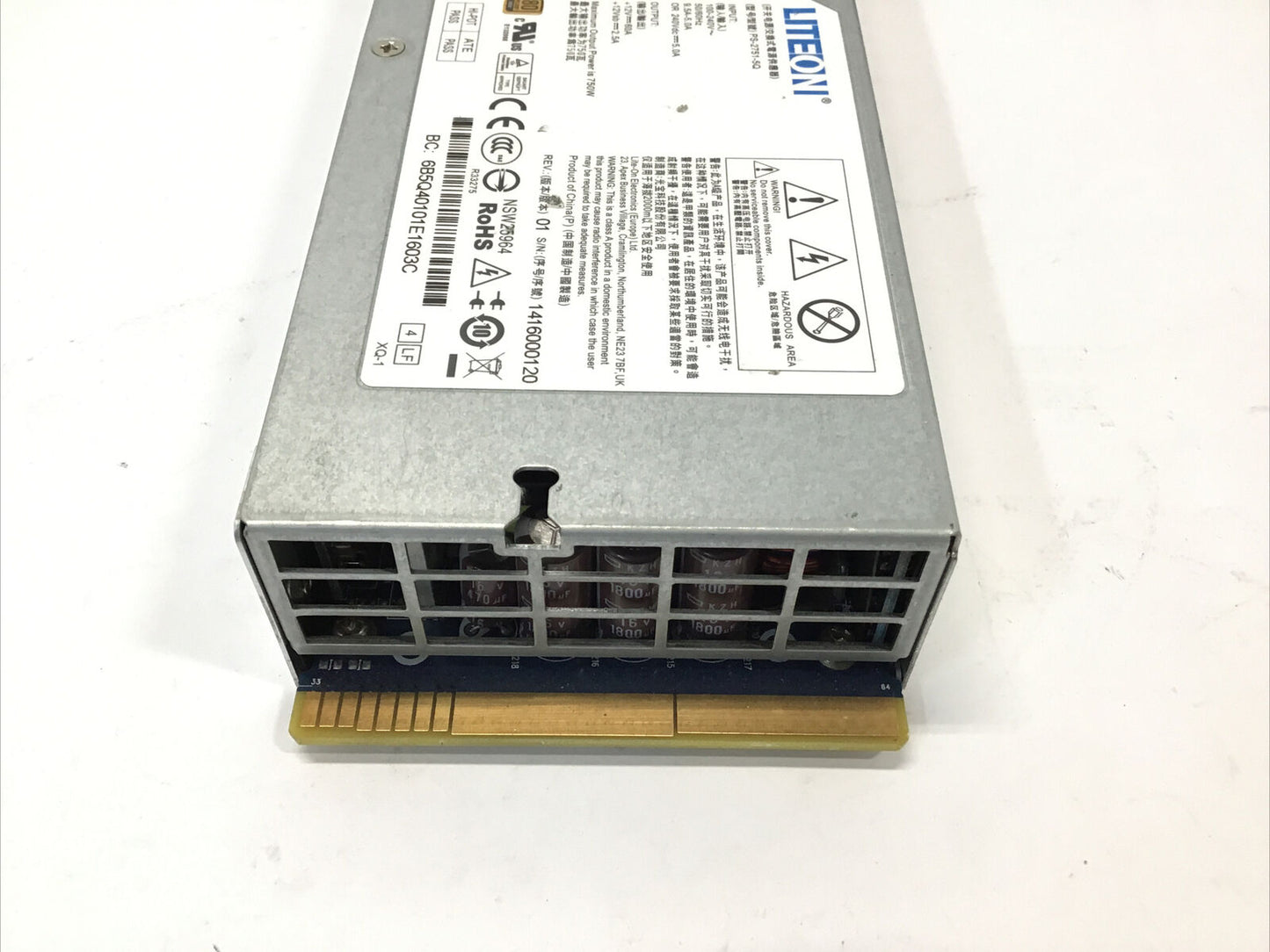 Liteon PS-2751-5Q 750W Power Supply 100-240V For Dell PowerEdge C2100 --Assorted