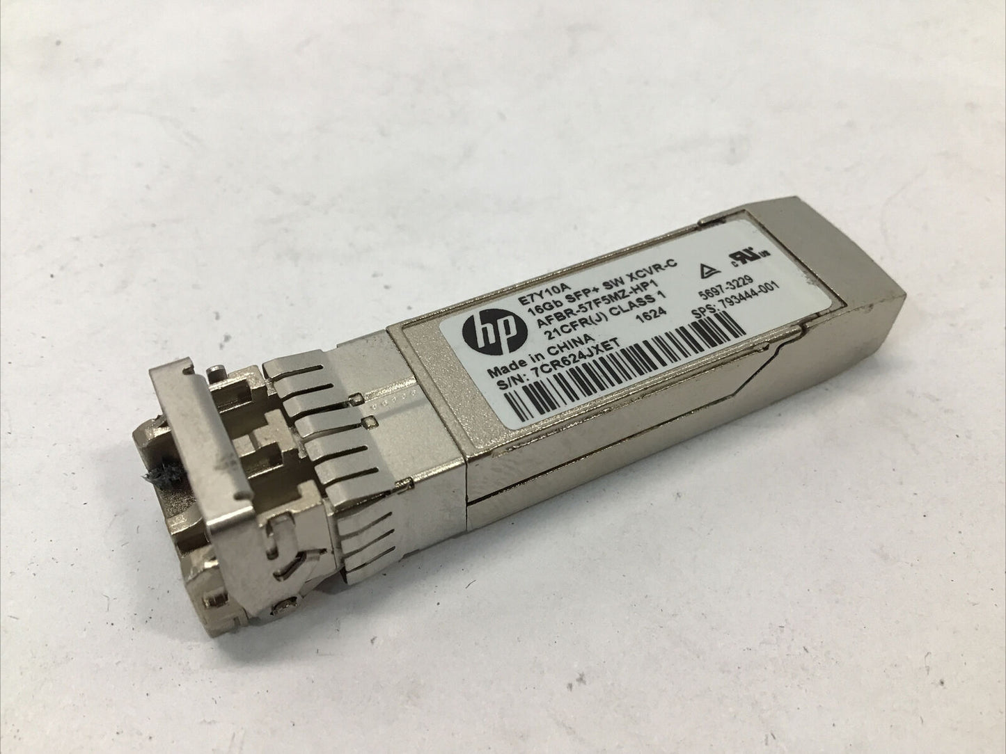 E7Y10A HP 16Gb SFP+ short wave SW XCVR-C transceiver 793444-001 680540-001