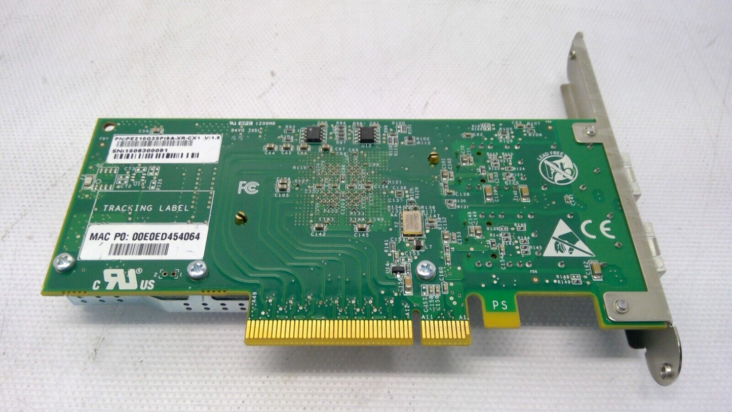 Silicom Dual-Port 10Gbps SFPT PCIe Network Adapter PE210-G2SPI9A-XR-CX1