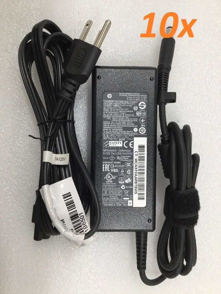 Lot of (10) - HP 90W AC Adapter for HP Pavilion DV4 DV5 DV6 DV7 G60 CQ60 CQ70