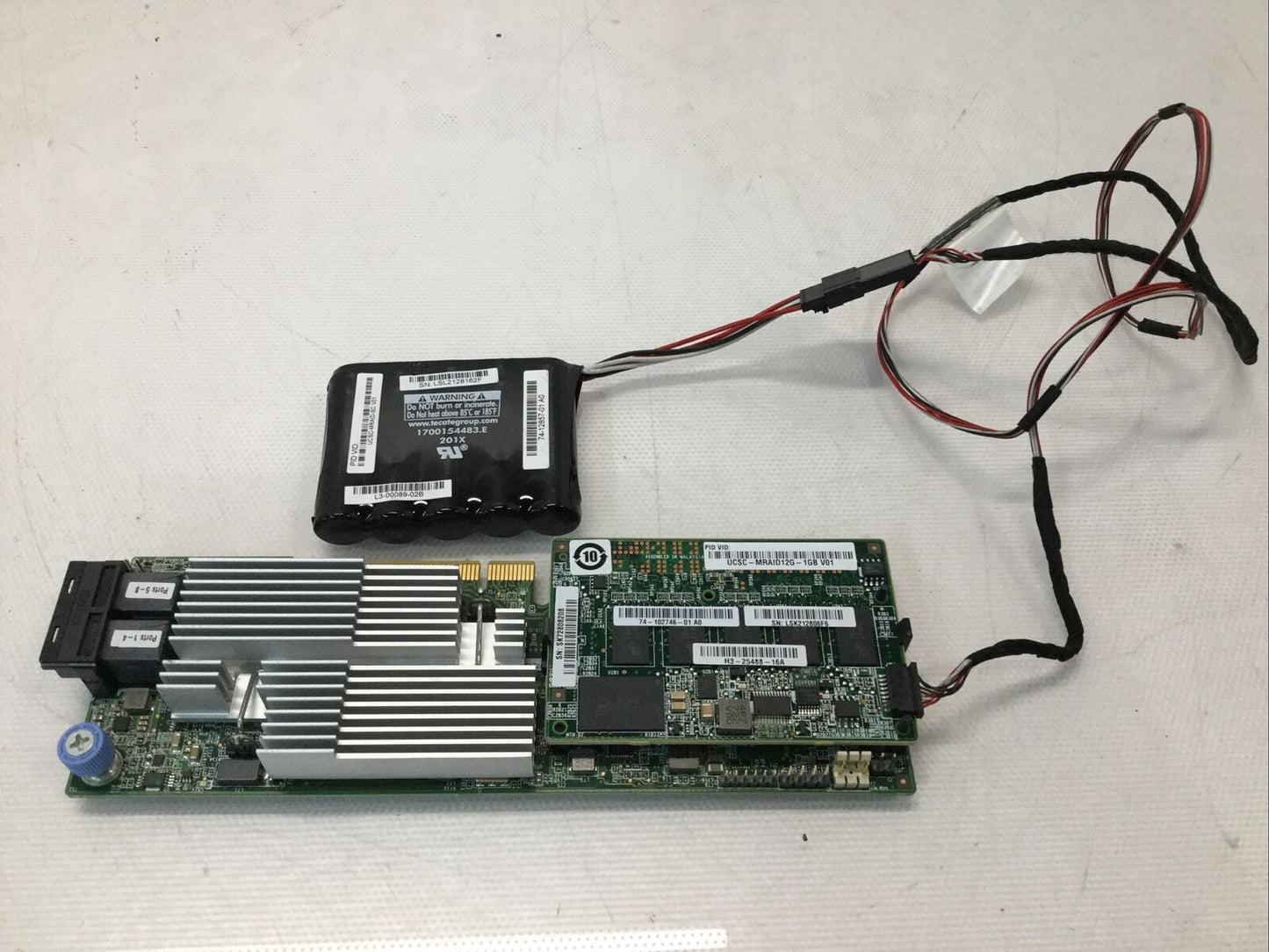 Cisco UCSC-MRAID12G-1GB 12Gb/s SAS RAID Controller 74-12862-02 card w/ Battery