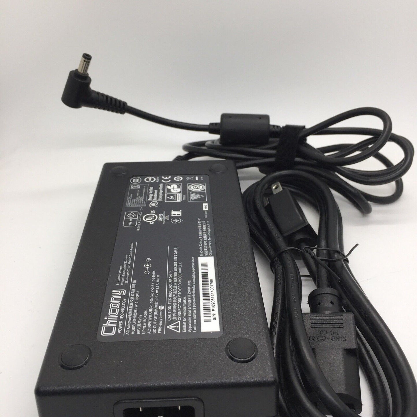 Genuine Chicony 180W 19V9.5A 5.5mm For Clevo P651SE A12-180P1A Laptop AC Adapter